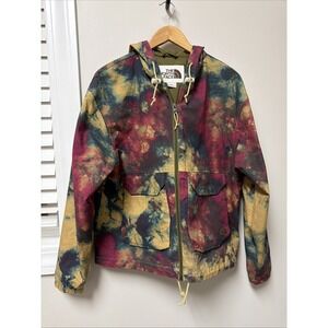 The North Face WindWall Jacket Printed Tie Dye Hooded Womens L Windbreaker